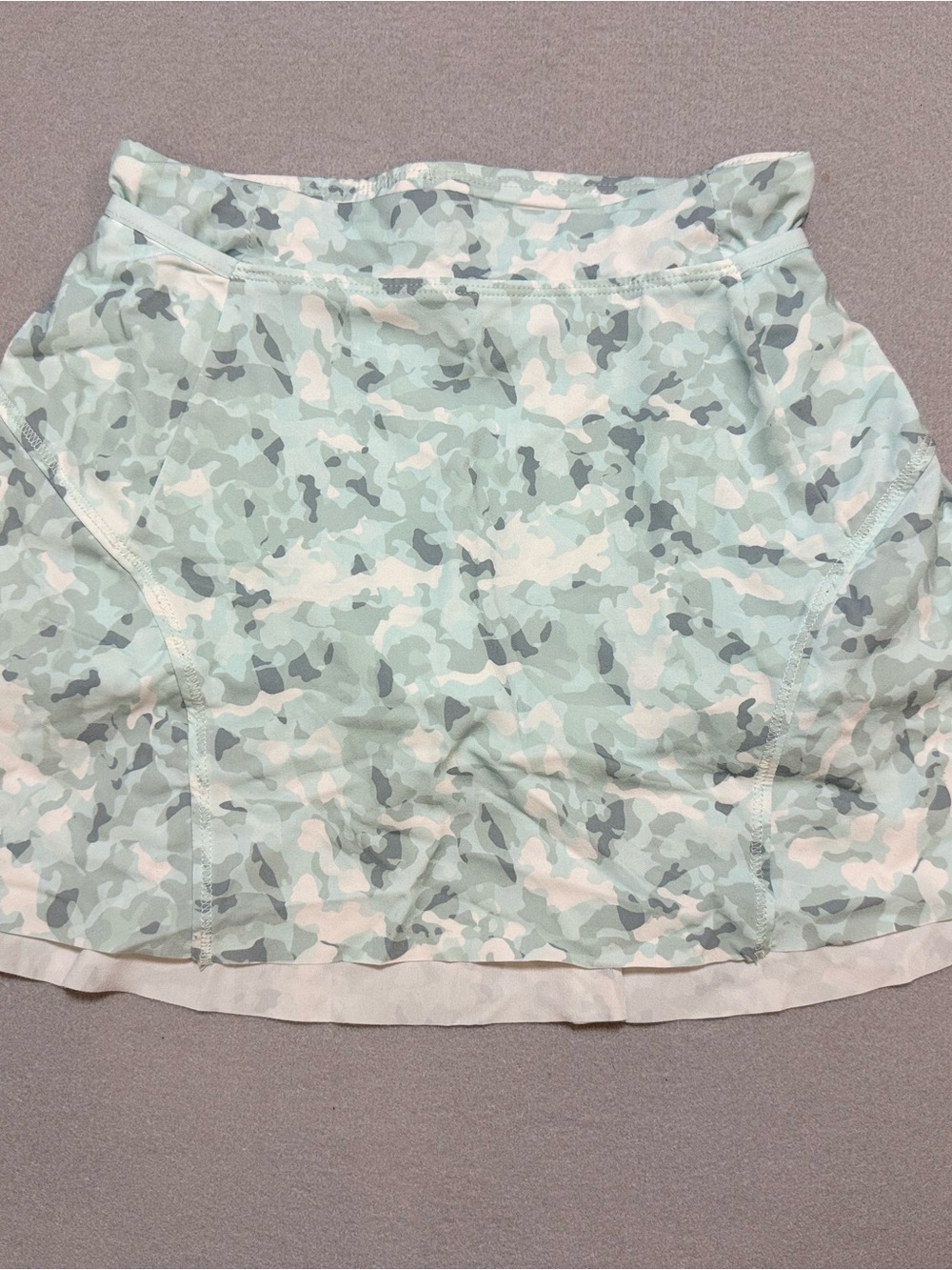 Athleta Girls Mint Green Camo Skort